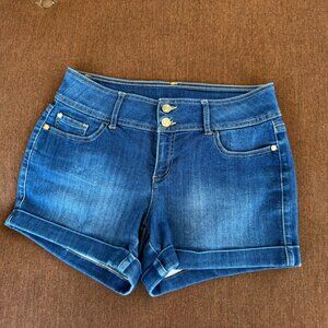 Stretch Denim Shorts